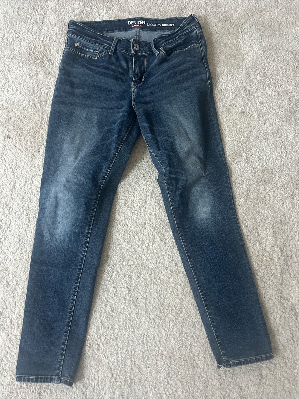 Denizen from Levi's Women's Skinny Jeans in Faded Blue Wash
